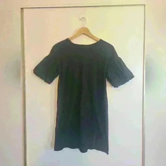Zara Black Flared Sleeve Dress – Size [Small] - Picture 1 of 6